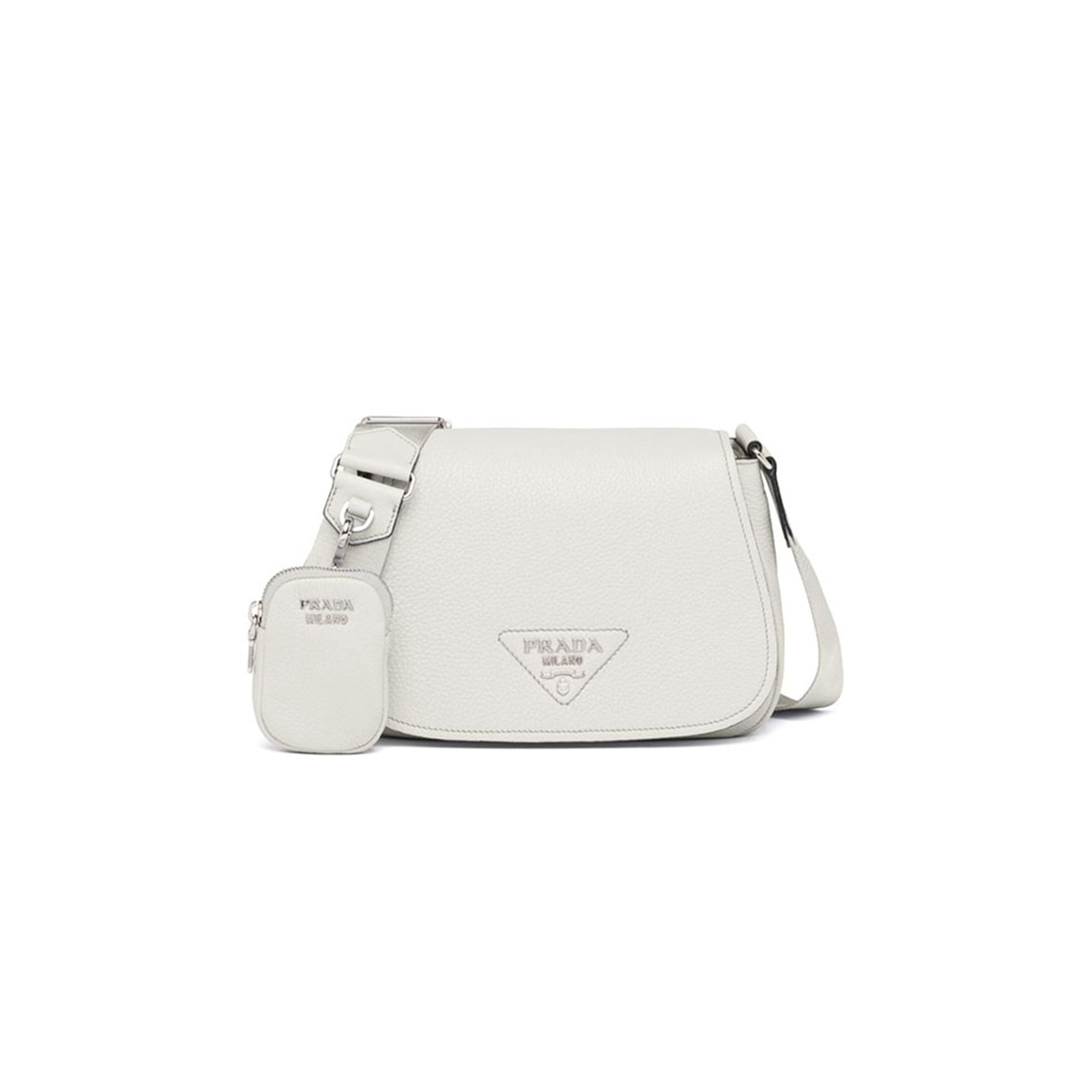 Pra*a leather crossbody bag 1bd293 (24*17*9.5cm)